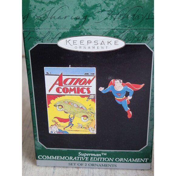 Hallmark Superman comic book commemorative edition ornament Xmas - Picture 6 of 6